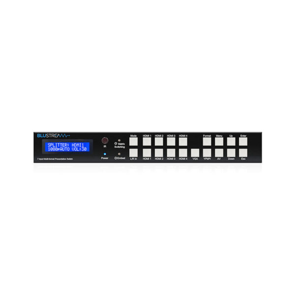 BLUSTREAM 7 input Multi-format Presentation Switch (MFP72)