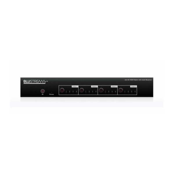 BLUSTREAM Contractor 4x4 4K 18Gbps HDMI Matrix (CMX44AB)