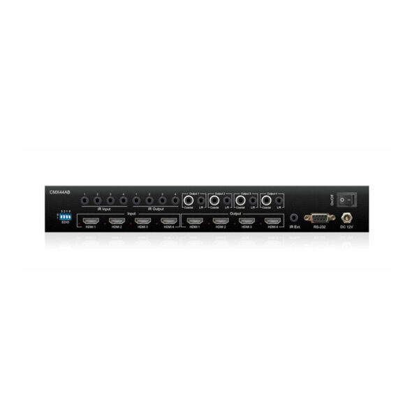BLUSTREAM Contractor 4x4 4K 18Gbps HDMI Matrix (CMX44AB) - Image 2