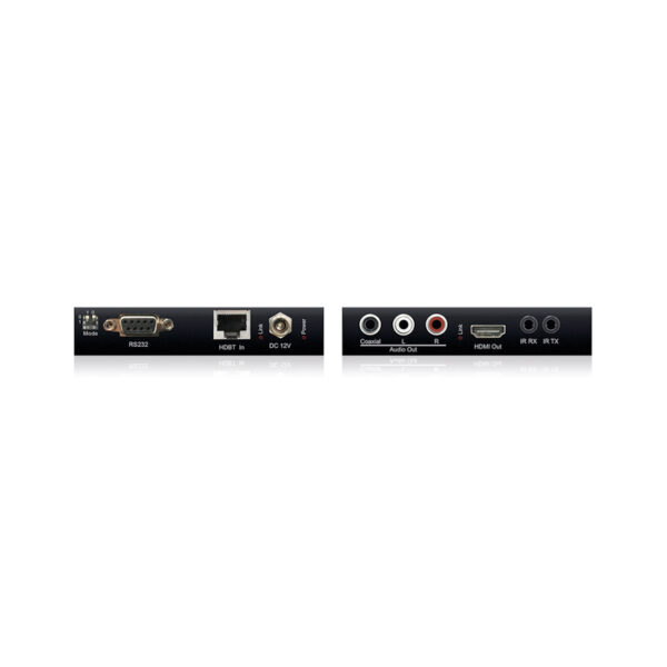 BLUSTREBLUSTREAM HDBaseT Receiver 70M FRONT AND REAR