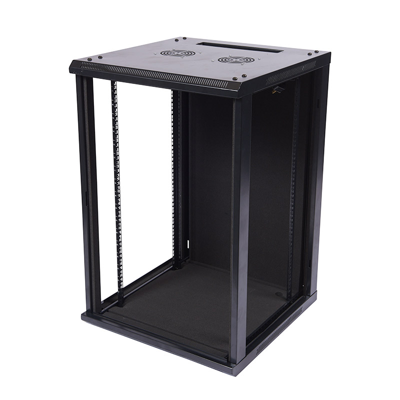 Acoustic Wall Box with the door and side panels removed