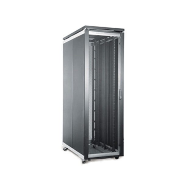 Prism FI Server Cabinet 600mm Wide with the door closed.