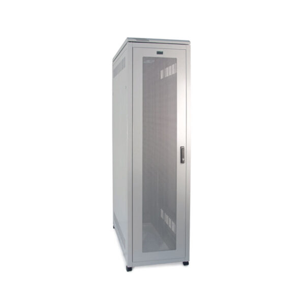 Prism Server Cabinet 600mm Wide with the door closed.