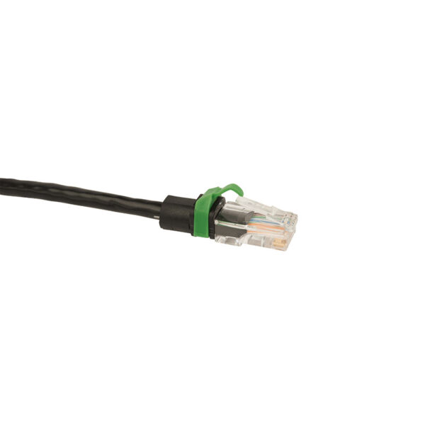 Cat 5e PatchSee Patch Leads with a green clip