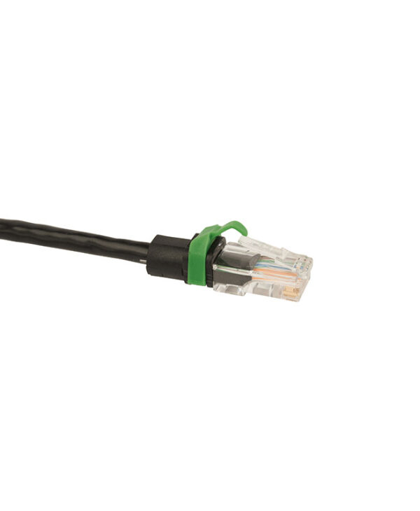Cat 5e PatchSee Patch Leads with a green clip