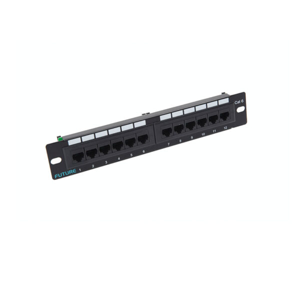 Qube Mini 12 Way Cat 6 Patch Panel