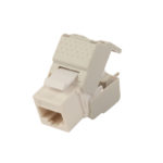 Cat 5e Keystone Jack with wings open